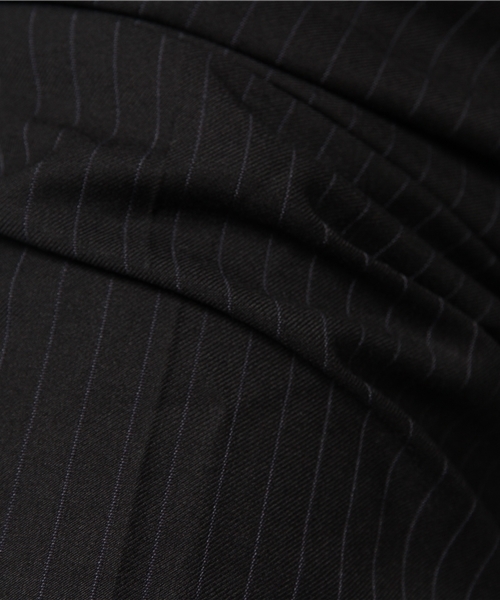 WEGO（ウィゴー）の「WEGO/ピンストライプワイドショーツ（その他パンツ・メンズ・ブラック/ライトグレー・LARGE/MEDIUM）」の13枚目の写真