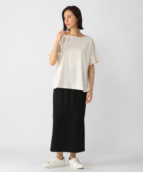 BARNYARDSTORM（バンヤードストーム）の「BARNYARDSTORM / フレアスリーブプルオーバー（Tシャツ/カットソー・レディース・ブラック/ライトイエロー/チャコール・FREE）」の22枚目の写真