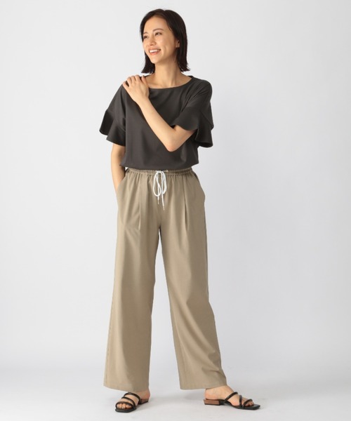 BARNYARDSTORM（バンヤードストーム）の「BARNYARDSTORM / フレアスリーブプルオーバー（Tシャツ/カットソー・レディース・ブラック/ライトイエロー/チャコール・FREE）」の15枚目の写真