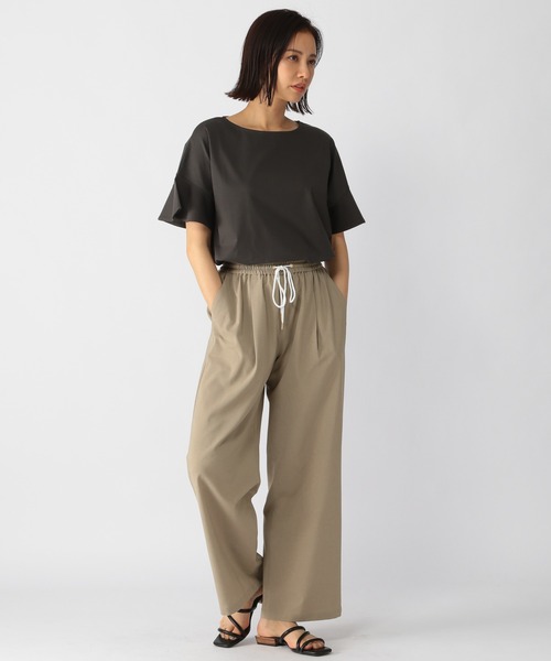 BARNYARDSTORM（バンヤードストーム）の「BARNYARDSTORM / フレアスリーブプルオーバー（Tシャツ/カットソー・レディース・ブラック/ライトイエロー/チャコール・FREE）」の16枚目の写真