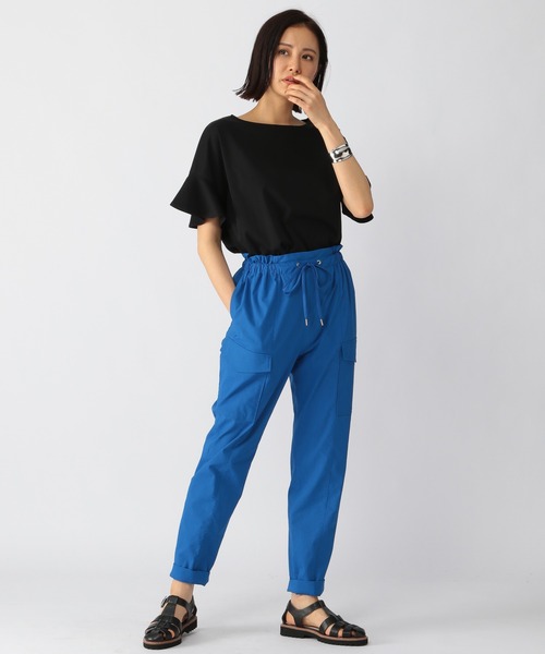 BARNYARDSTORM（バンヤードストーム）の「BARNYARDSTORM / フレアスリーブプルオーバー（Tシャツ/カットソー・レディース・ブラック/ライトイエロー/チャコール・FREE）」の10枚目の写真