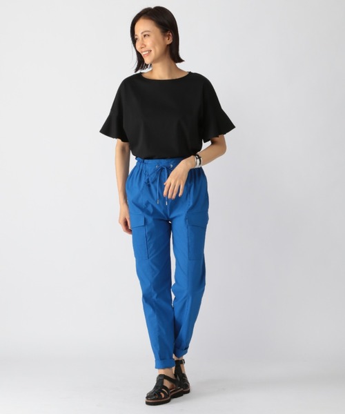 BARNYARDSTORM（バンヤードストーム）の「BARNYARDSTORM / フレアスリーブプルオーバー（Tシャツ/カットソー・レディース・ブラック/ライトイエロー/チャコール・FREE）」の9枚目の写真