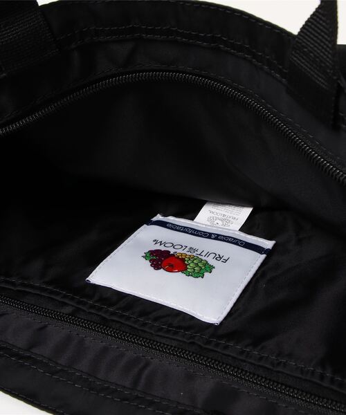 FRUIT OF THE LOOM(フルーツオブザルーム)の「FRUIT OF THE LOOM/フルーツオブザルーム/FTL SD SMALL 2WAY TOTE BAG M 14663400(ショルダーバッグ・レディース・ブラック/ベージュ/ネイビー/ブラウン/グレー/ピンク/グリーン・ONESIZE)」の10枚目の写真