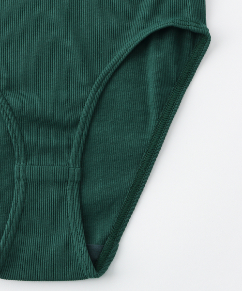 Oriens JOURNAL STANDARD(オリエンス ジャーナルスタンダード)の「【MARCOMONDE / マルコモンド】 Cotton ribbed shorts別注カラー(その他アンダーウェア/インナー・レディース・パープル/グリーン・SMALL/MEDIUM)」の7枚目の写真