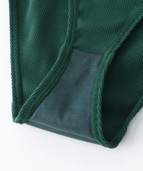 Oriens JOURNAL STANDARD(オリエンス ジャーナルスタンダード)の「【MARCOMONDE / マルコモンド】 Cotton ribbed shorts別注カラー(その他アンダーウェア/インナー・レディース・パープル/グリーン・SMALL/MEDIUM)」の8枚目の写真