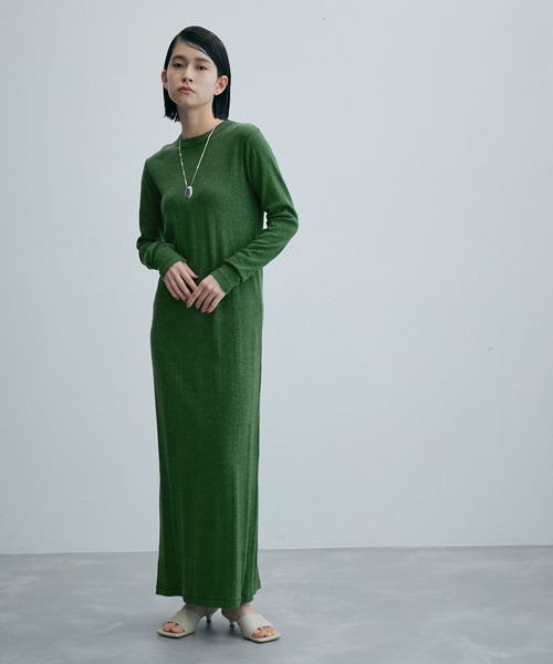 MILLER(ミラー)の「【Miller for ADAM ET ROPE'】別注 Onepiece(ワンピース・レディース・ダークグリーン/キャメル・FREE)」の7枚目の写真