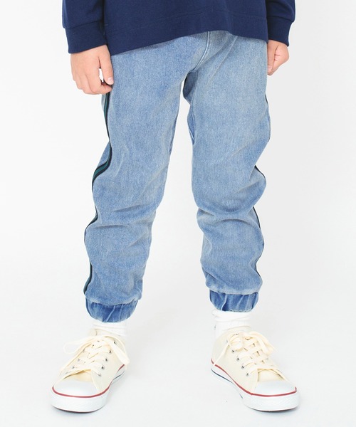 BRANSHES(ブランシェス)の「【サイドライン入り】ジョガーパンツ(スウェットパンツ・キッズ・ブルー/ブラック・120/110/130/100/90/160/140/150)」の19枚目の写真