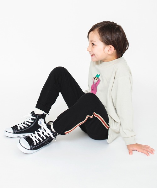 BRANSHES(ブランシェス)の「【サイドライン入り】ジョガーパンツ(スウェットパンツ・キッズ・ブルー/ブラック・120/110/130/100/90/160/140/150)」の7枚目の写真