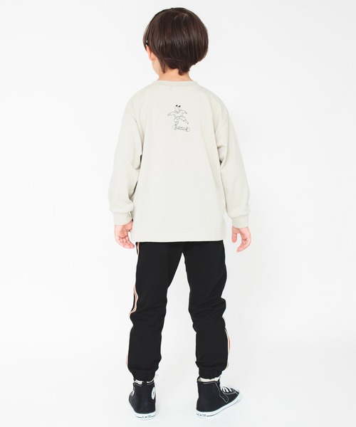 BRANSHES(ブランシェス)の「【サイドライン入り】ジョガーパンツ(スウェットパンツ・キッズ・ブルー/ブラック・120/110/130/100/90/160/140/150)」の6枚目の写真