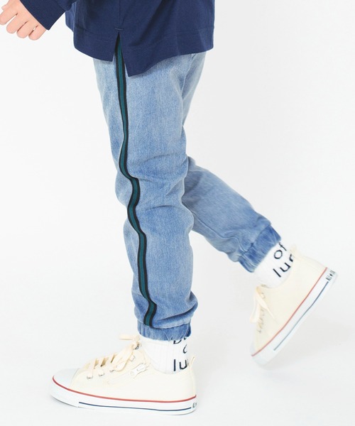 BRANSHES(ブランシェス)の「【サイドライン入り】ジョガーパンツ(スウェットパンツ・キッズ・ブルー/ブラック・120/110/130/100/90/160/140/150)」の18枚目の写真