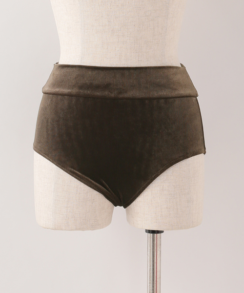 【Lepidos/レピドス】VELOUR HI-WAIST BTM