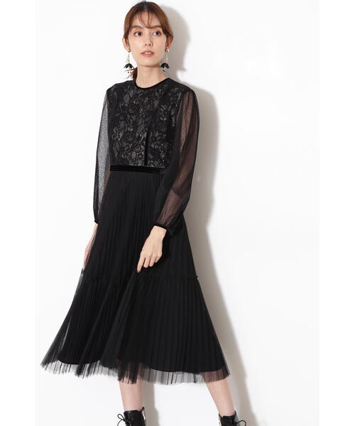 JILL STUART(ジルスチュアート)の「◆《Endy ROBE》ブレンダワンピース(ワンピース・レディース・ピンク/ブラック・0/4/2)」の5枚目の写真