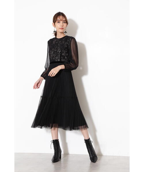 JILL STUART(ジルスチュアート)の「◆《Endy ROBE》ブレンダワンピース(ワンピース・レディース・ピンク/ブラック・0/4/2)」の7枚目の写真