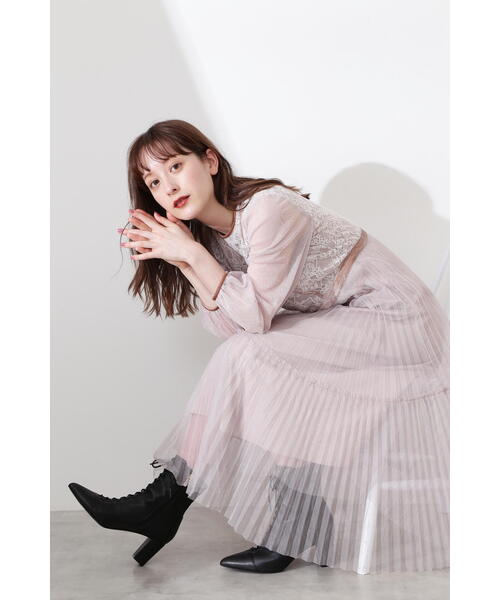 JILL STUART(ジルスチュアート)の「◆《Endy ROBE》ブレンダワンピース(ワンピース・レディース・ピンク/ブラック・0/4/2)」の13枚目の写真