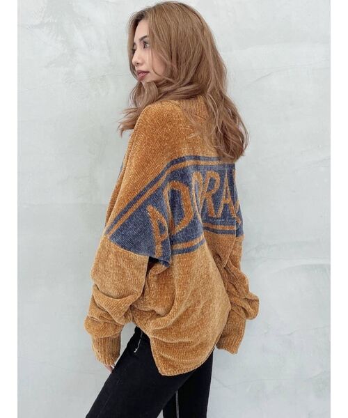 GYDA（ジェイダ）の「ADORABLE ベロアモールニットトップス（ニット/セーター・レディース・オフホワイト/グレー/マスタード・FREE）」の21枚目の写真