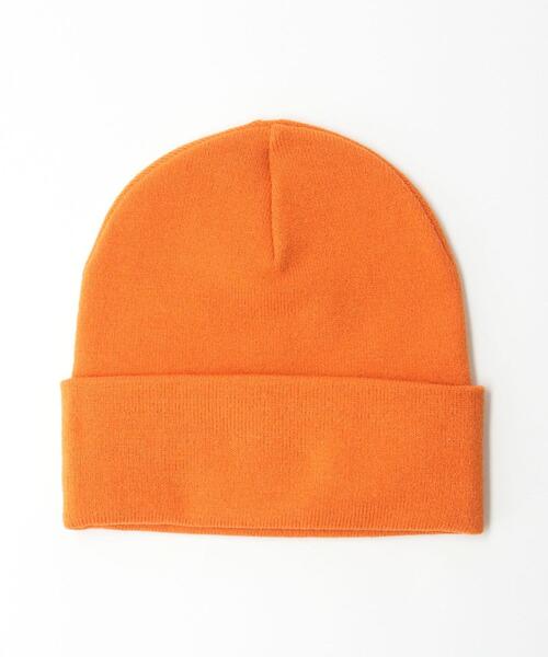 ARIES（アリーズ）の「＜ARIES＞ NO PROBLEMO BEANIE/ビーニー（ニットキャップ/ビーニー・メンズ・ブラック/オレンジ・FREE）」の3枚目の写真