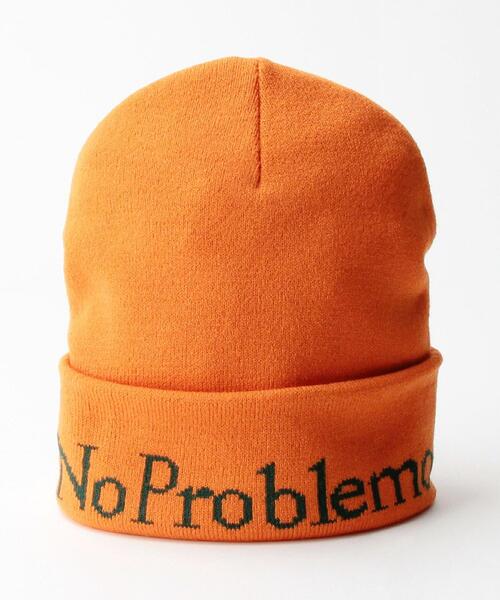 ARIES（アリーズ）の「＜ARIES＞ NO PROBLEMO BEANIE/ビーニー（ニットキャップ/ビーニー・メンズ・ブラック/オレンジ・FREE）」の6枚目の写真
