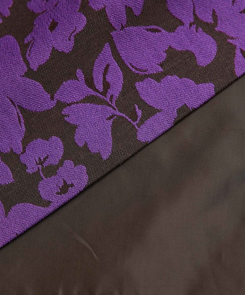 ROPE' PICNIC（ロペピクニック）の「フラワージャガードスリムスカート（スカート・レディース・ベージュ/パープル・38/36）」の12枚目の写真