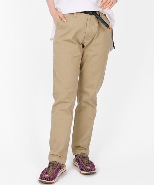 KRIFF MAYER Lady's Collection（クリフメイヤーレディースコレクション）の「クライミング パンツ（チノパンツ・レディース・カーキ/チャコールグレー/グリーン/ブラック/ベージュ/ネイビー・MEDIUM/LARGE）」の4枚目の写真