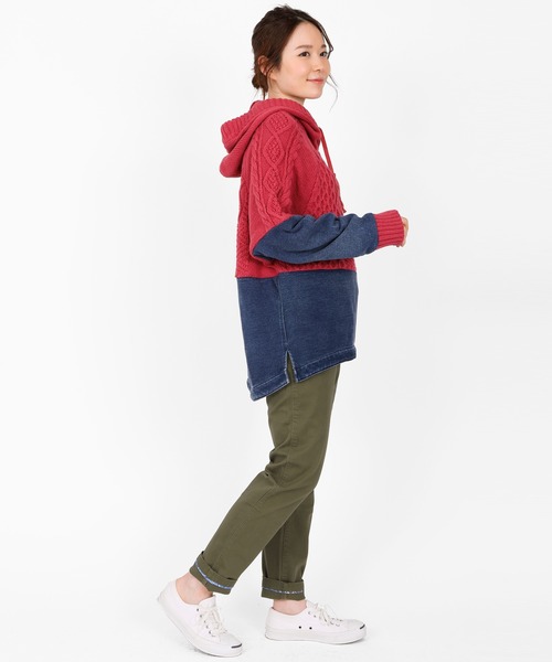 KRIFF MAYER Lady's Collection（クリフメイヤーレディースコレクション）の「クライミング パンツ（チノパンツ・レディース・カーキ/チャコールグレー/グリーン/ブラック/ベージュ/ネイビー・MEDIUM/LARGE）」の14枚目の写真