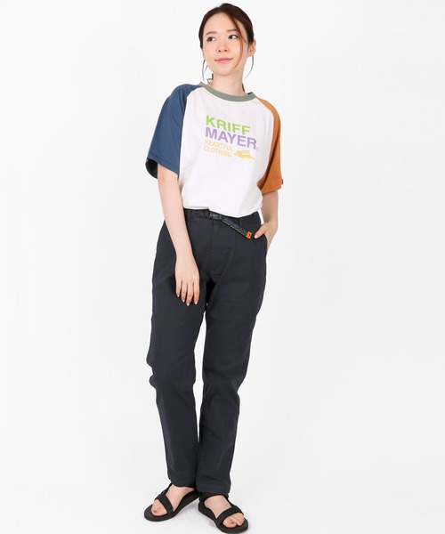 KRIFF MAYER Lady's Collection（クリフメイヤーレディースコレクション）の「クライミング パンツ（チノパンツ・レディース・カーキ/チャコールグレー/グリーン/ブラック/ベージュ/ネイビー・MEDIUM/LARGE）」の17枚目の写真