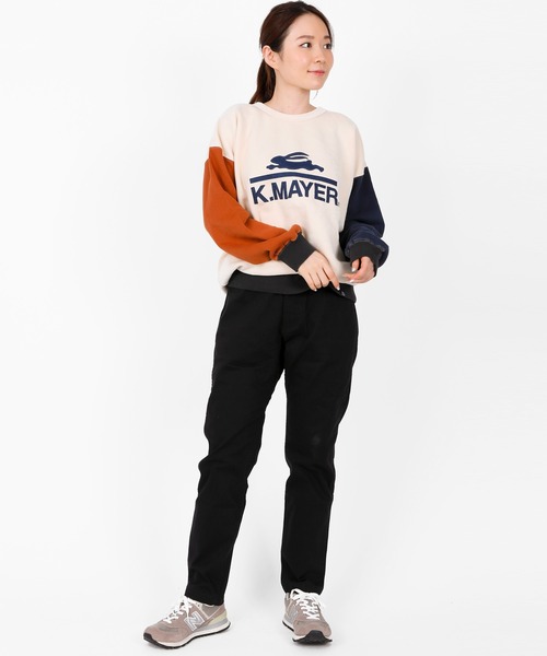 KRIFF MAYER Lady's Collection（クリフメイヤーレディースコレクション）の「クライミング パンツ（チノパンツ・レディース・カーキ/チャコールグレー/グリーン/ブラック/ベージュ/ネイビー・MEDIUM/LARGE）」の18枚目の写真