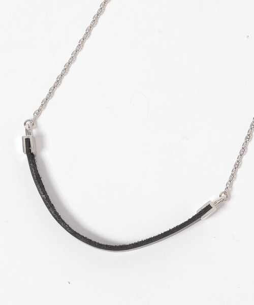 HARE（ハレ）の「3WAYレザーグラスコード(HARE)（ネックレス・メンズ・シルバー・FREE）」の2枚目の写真