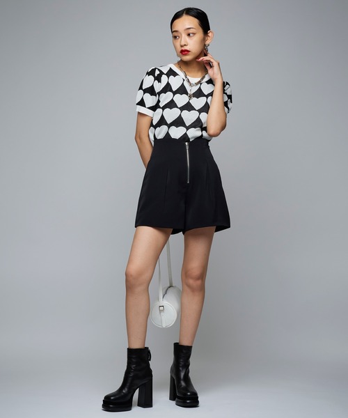 Narcissus（ナルシス）の「【Narcissus】ジップショートパンツ（その他パンツ・レディース・ホワイト/ブラック・FREE）」の10枚目の写真