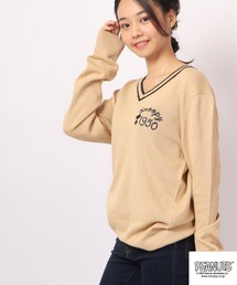 PEANUTS（ピーナッツ）の「PEANUTS スヌーピー Vネック セーター（ニット/セーター）」