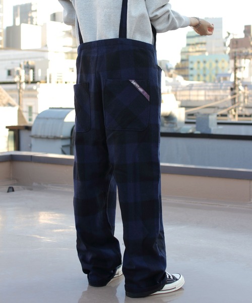 SMITH'S（スミス）の「SMITH'S/スミス　ポーレットオーバーオール　PAULETTE OVERALL　2575-0052（サロペット/オーバーオール・レディース・ネイビー/ブラウン・S）」の15枚目の写真