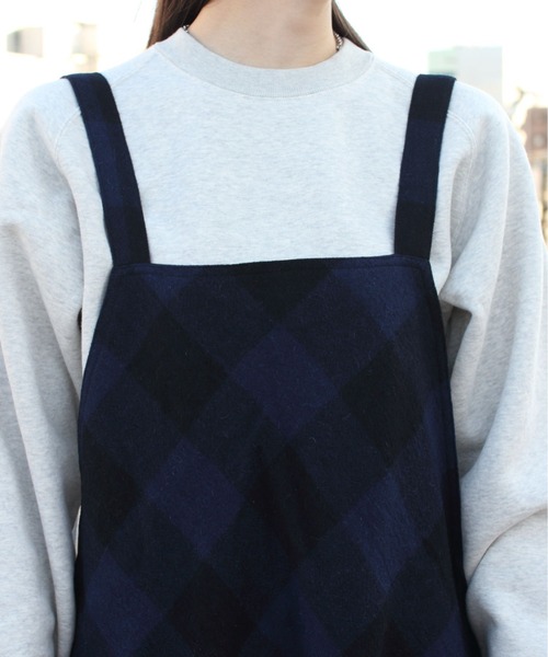 SMITH'S（スミス）の「SMITH'S/スミス　ポーレットオーバーオール　PAULETTE OVERALL　2575-0052（サロペット/オーバーオール・レディース・ネイビー/ブラウン・S）」の17枚目の写真