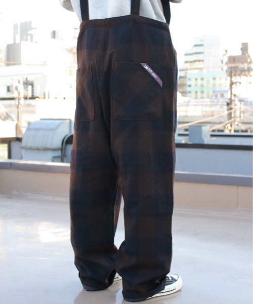 SMITH'S（スミス）の「SMITH'S/スミス　ポーレットオーバーオール　PAULETTE OVERALL　2575-0052（サロペット/オーバーオール・レディース・ネイビー/ブラウン・S）」の7枚目の写真