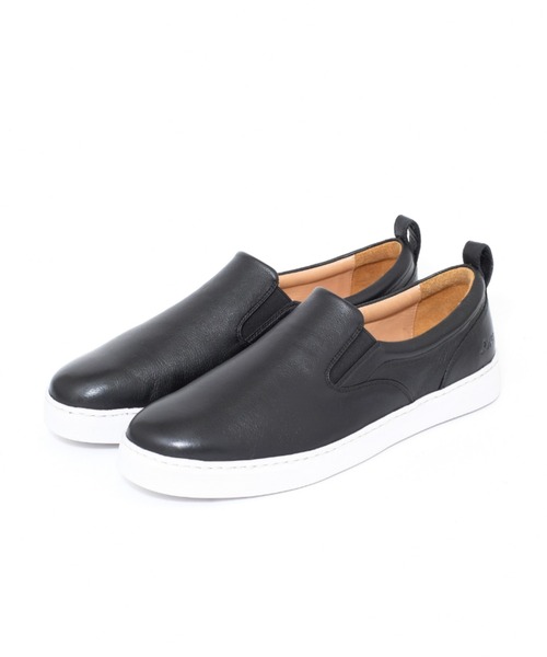 SLACK FOOTWEAR（スラックフットウェア）の「[＿ONE] HARBOR/ハーバー（スリッポン・メンズ・ブラック×ブラック/ブラック×ホワイト・24.0cm/26.0cm/27.0cm/28.0cm）」の3枚目の写真