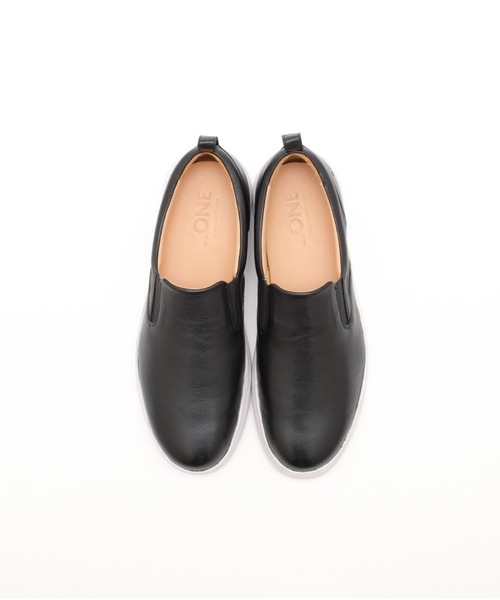 SLACK FOOTWEAR（スラックフットウェア）の「[＿ONE] HARBOR/ハーバー（スリッポン・メンズ・ブラック×ブラック/ブラック×ホワイト・24.0cm/26.0cm/27.0cm/28.0cm）」の11枚目の写真