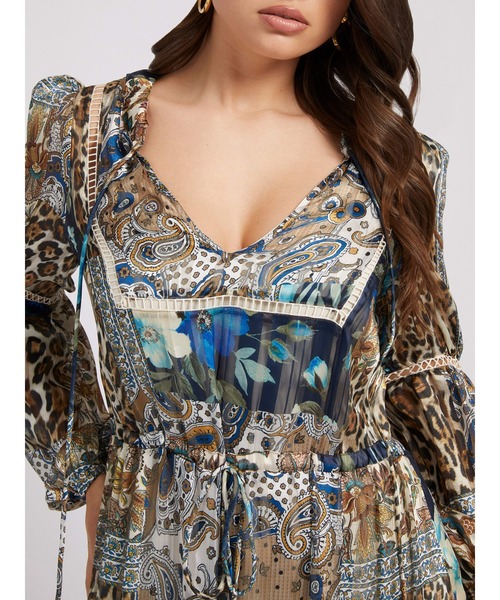 Guess（ゲス）の「Domitille Dress（ワンピース・レディース・その他・MEDIUM/SMALL/X-SMALL）」の3枚目の写真