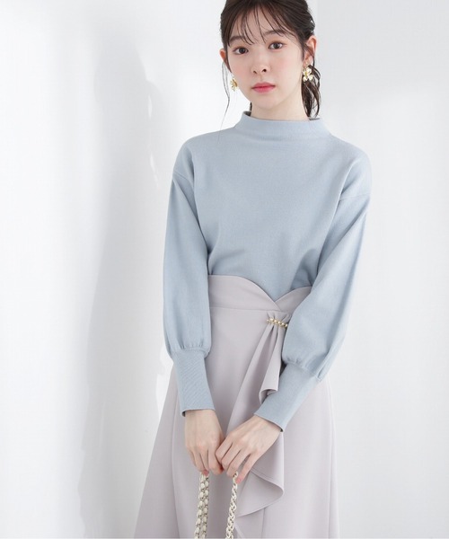 PROPORTION BODY DRESSING（プロポーションボディドレッシング）の「アンジェリーナボトルネックニット / 1213170102（ニット/セーター・レディース・ホワイト/ブルー/パープル・FREE）」の3枚目の写真