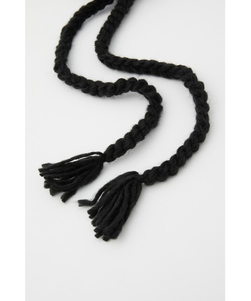 SLY（スライ）の「EARFLAP KNIT CAP イアーフラップ ニットキャップ ニット帽 ビーニー バラクラバ 付けフード（ニットキャップ/ビーニー・レディース・ブラック/マルチ/ライトイエロー・FREE）」の7枚目の写真