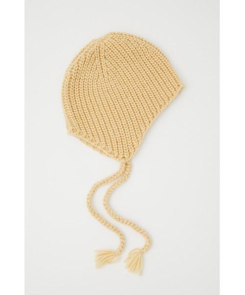 SLY（スライ）の「EARFLAP KNIT CAP イアーフラップ ニットキャップ ニット帽 ビーニー バラクラバ 付けフード（ニットキャップ/ビーニー・レディース・ブラック/マルチ/ライトイエロー・FREE）」の9枚目の写真