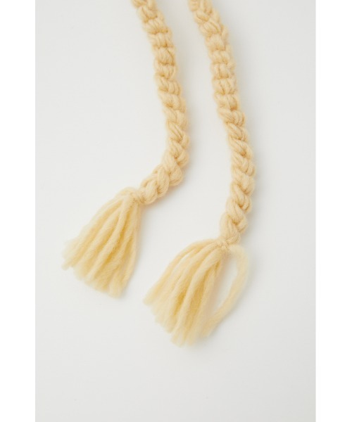 SLY（スライ）の「EARFLAP KNIT CAP イアーフラップ ニットキャップ ニット帽 ビーニー バラクラバ 付けフード（ニットキャップ/ビーニー・レディース・ブラック/マルチ/ライトイエロー・FREE）」の11枚目の写真