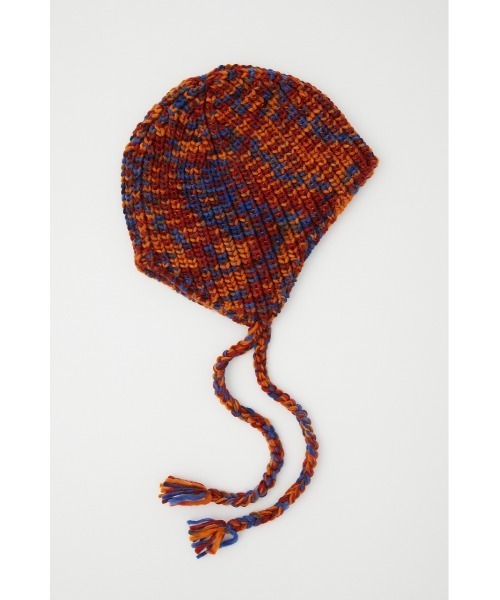 SLY（スライ）の「EARFLAP KNIT CAP イアーフラップ ニットキャップ ニット帽 ビーニー バラクラバ 付けフード（ニットキャップ/ビーニー・レディース・ブラック/マルチ/ライトイエロー・FREE）」の13枚目の写真
