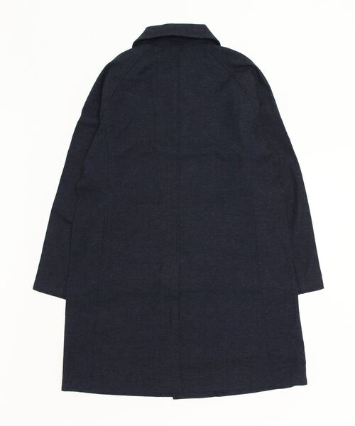 quadro(クオドロ)の「C/Wインディゴへリンボンステンカラーコート(ステンカラーコート・メンズ・インディゴブルー・MEDIUM)」の3枚目の写真