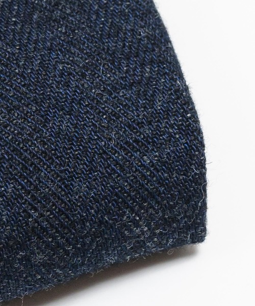 quadro(クオドロ)の「C/Wインディゴへリンボンステンカラーコート(ステンカラーコート・メンズ・インディゴブルー・MEDIUM)」の15枚目の写真