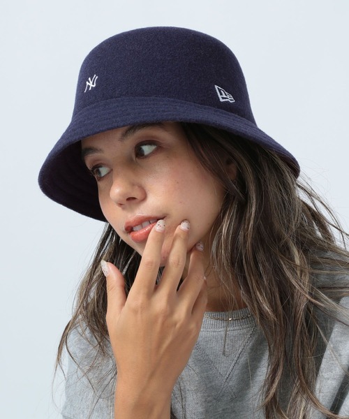 BAYFLOW（ベイフロー）の「【NEW ERA(ニューエラ)NYフェルトハット（ハット・レディース・ネイビー/ブラック・FREE）」の2枚目の写真