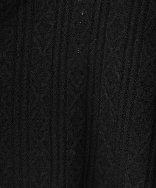 studio CLIP（スタディオクリップ）の「【玄長なおこさんコラボ】洗える7ゲージケーブルリボンカーディガン（カーディガン/ボレロ・レディース・アイボリー/ブラック/ブラウン/グリーン/その他7・FREE）」の11枚目の写真