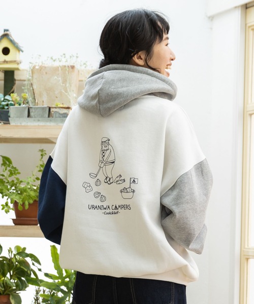 CRAFT STANDARD BOUTIQUE(クラフトスタンダードブティック)の「URANIWA COOK&GOLFプルパーカー(パーカー・メンズ・A/C・M/L/LL)」の2枚目の写真