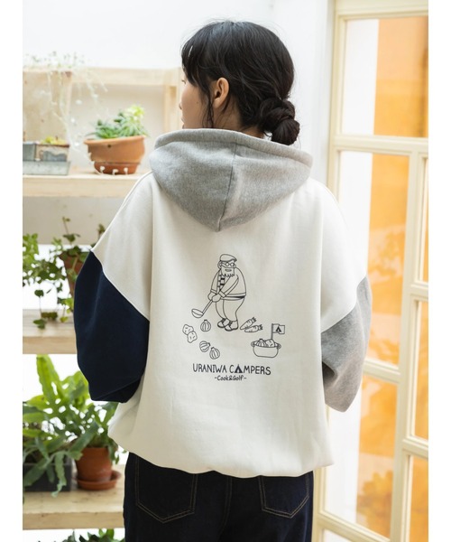 CRAFT STANDARD BOUTIQUE(クラフトスタンダードブティック)の「URANIWA COOK&GOLFプルパーカー(パーカー・メンズ・A/C・M/L/LL)」の3枚目の写真