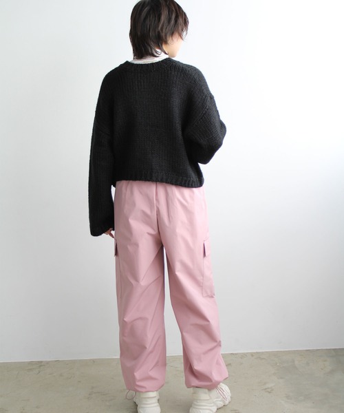 GeeRA(ジーラ)の「裾ドロストカーゴパンツ(カーゴパンツ・レディース・ピンク/ブラック/カーキ・LARGE/MEDIUM/SMALL)」の17枚目の写真