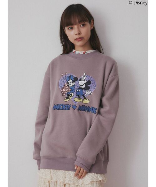 merry jenny（メリージェニー）の「<M＆M>パッチワークスエット（スウェット・レディース・ラベンダー/グレー/チャコールグレー・FREE）」の3枚目の写真