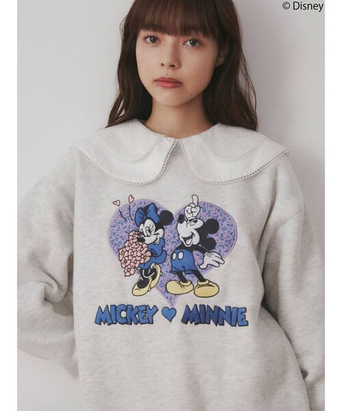 merry jenny（メリージェニー）の「<M＆M>パッチワークスエット（スウェット・レディース・ラベンダー/グレー/チャコールグレー・FREE）」の8枚目の写真