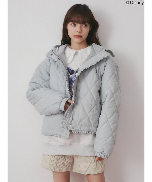 merry jenny（メリージェニー）の「<M＆M>パッチワークスエット（スウェット・レディース・ラベンダー/グレー/チャコールグレー・FREE）」の10枚目の写真